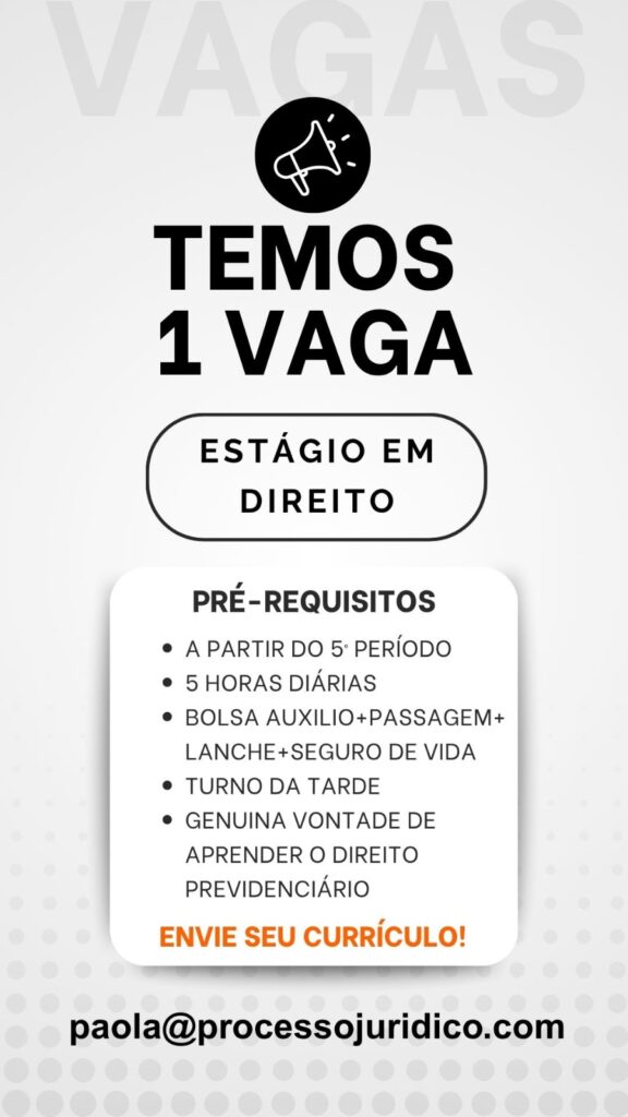 Estágio para Direito no Carlos Prates